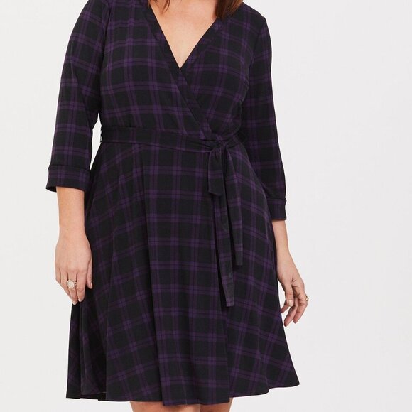 (Retired!) Mini Studio Knit Wrap Dress - Picture 1 of 4